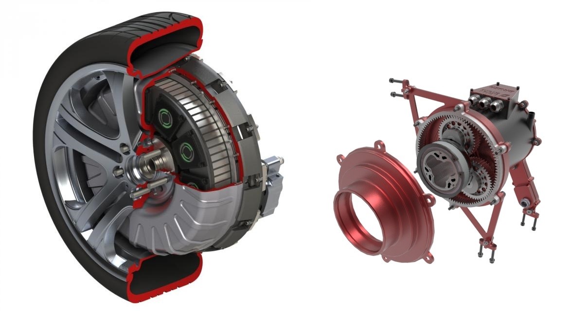 Development of Wheel Hub Motor Drive Application in Electric Vehicles